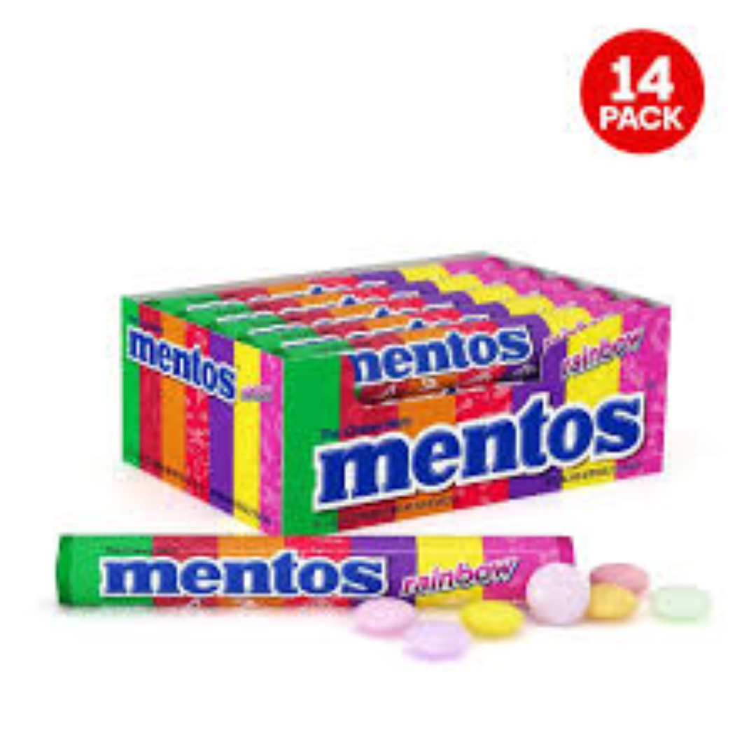MENTOS CANDY ROLL RAINBOW 29G